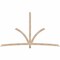 Ekena Millwork Davenport Smooth Timber Gable Bracket, Douglas Fir, 108"W x 63"H x 1 1/2"D x 3 1/2"F, 14/12 Pitch GBW108X63X0204DAV00SDF - alternate 1